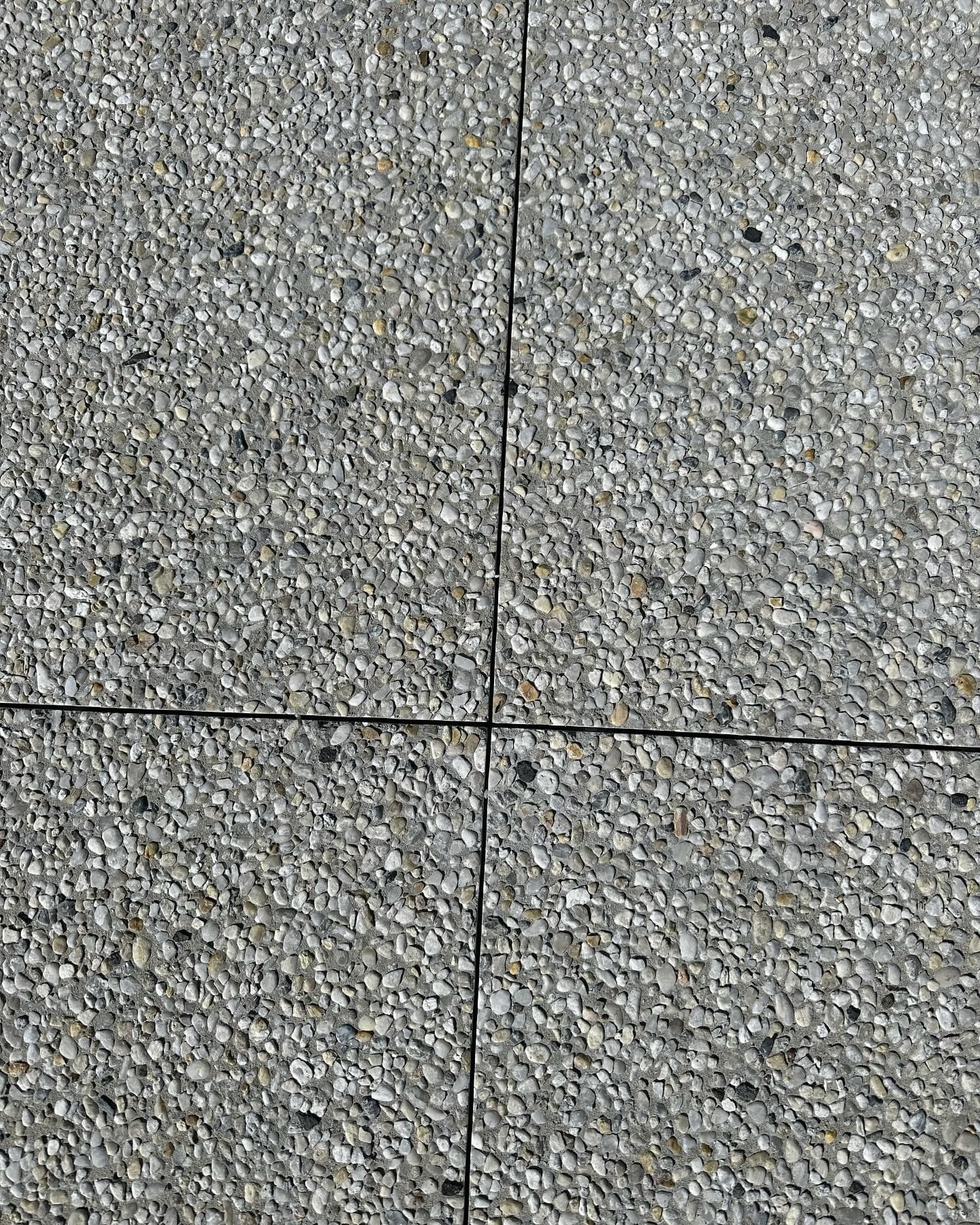 100% Cowra white exposed driveway on a new build
